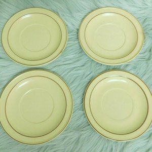 Lot of 4 Vintage Pfaltzgraff Village Dish Saucers Plate